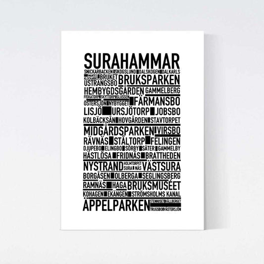 Surahammar Text Poster