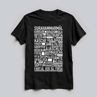 Surahammarmål Dialekt Text T-shirt