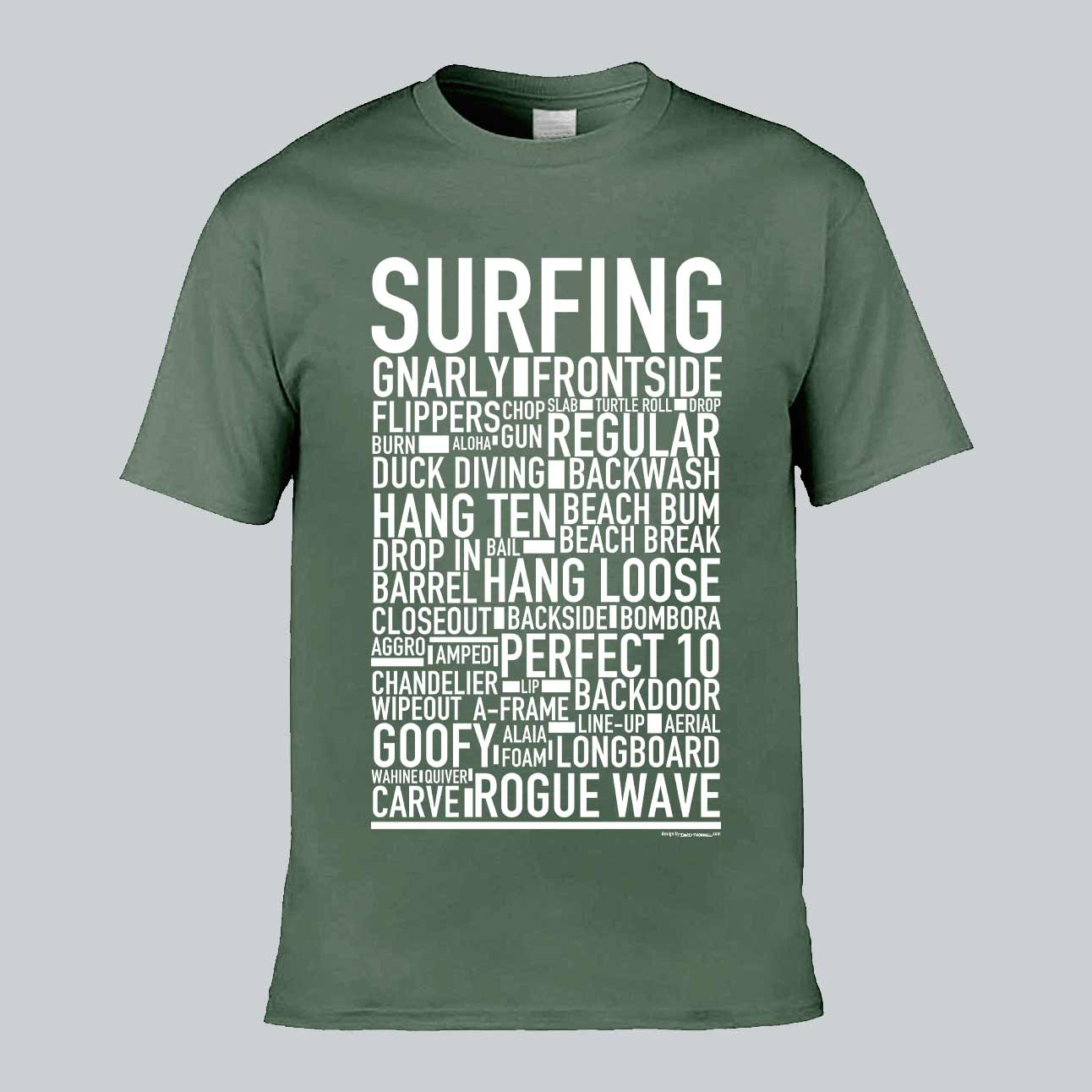 Surfing Text T-shirt