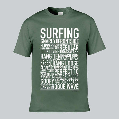 Surfing Text T-shirt