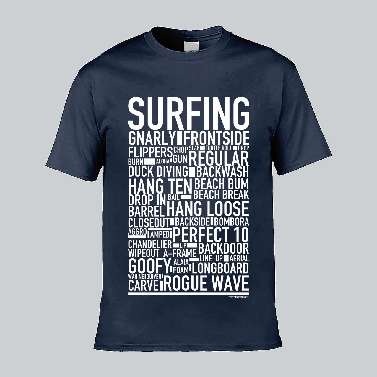 Surfing Text T-shirt