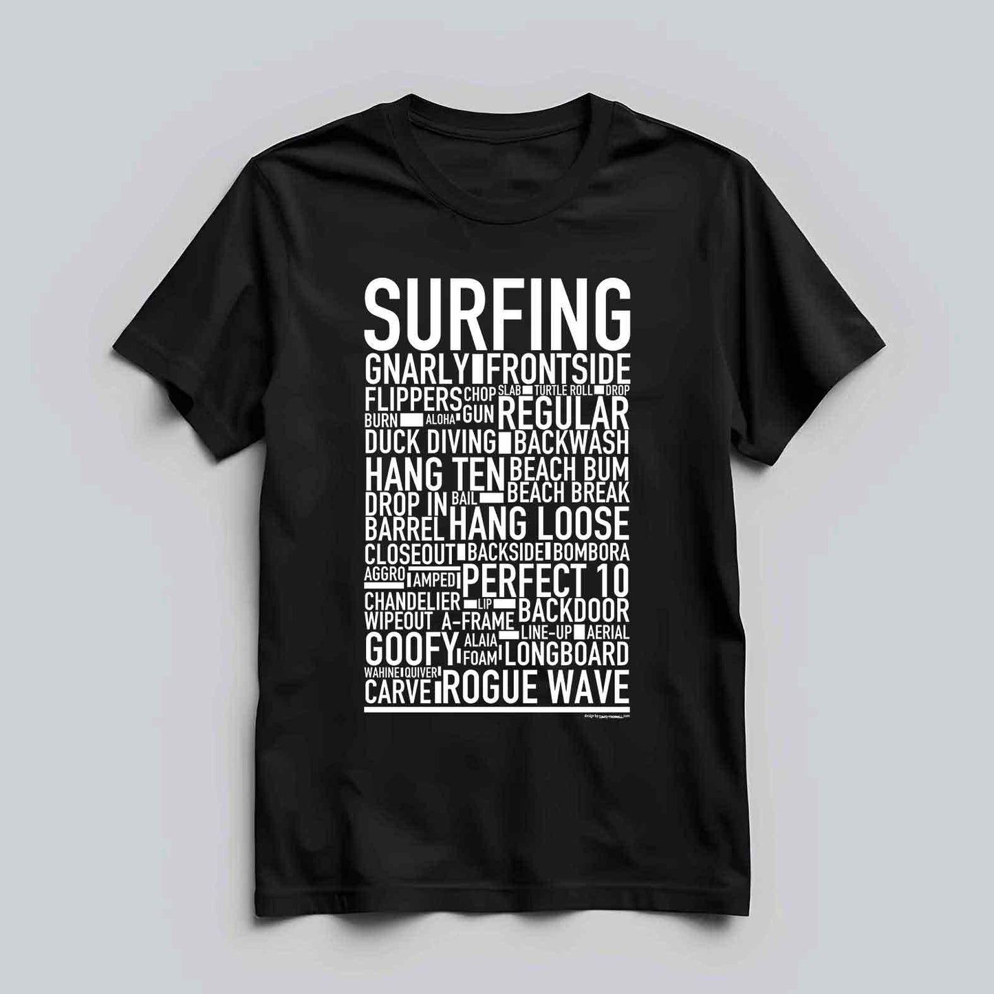 Surfing Text T-shirt