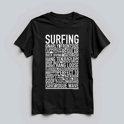 Surfing Text T-shirt