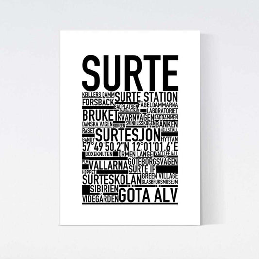 Surte Text Poster