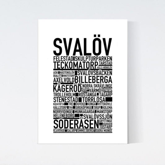 Svalöv Text Poster