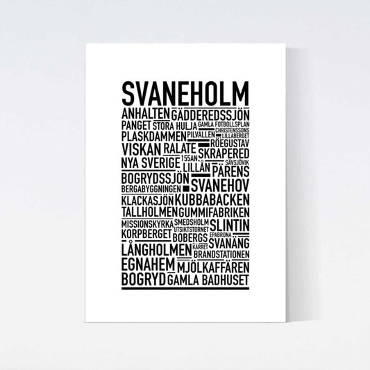 Svaneholm Text Poster