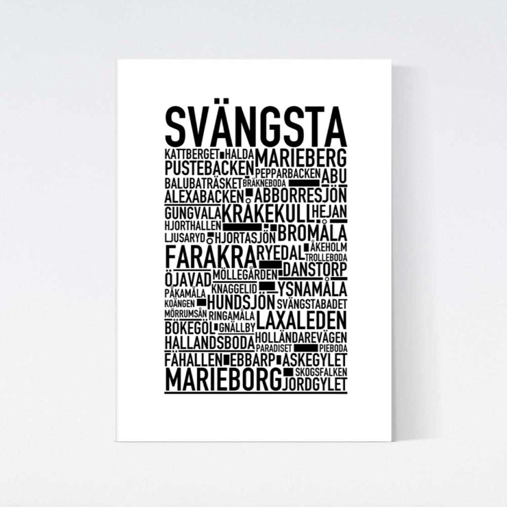 Svängsta Text Poster
