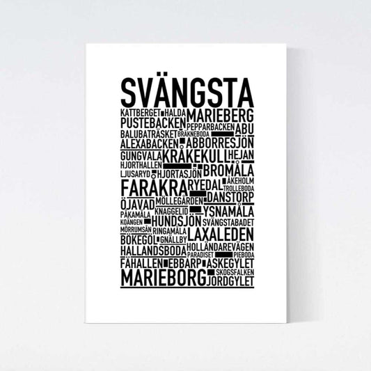 Svängsta Text Poster