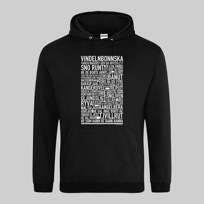 Vindelnbonnska Dialekt Text Hoodie