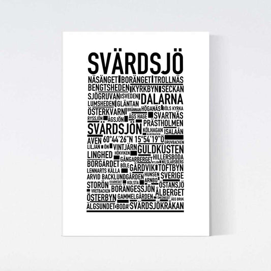 Svärdsjö Text Poster