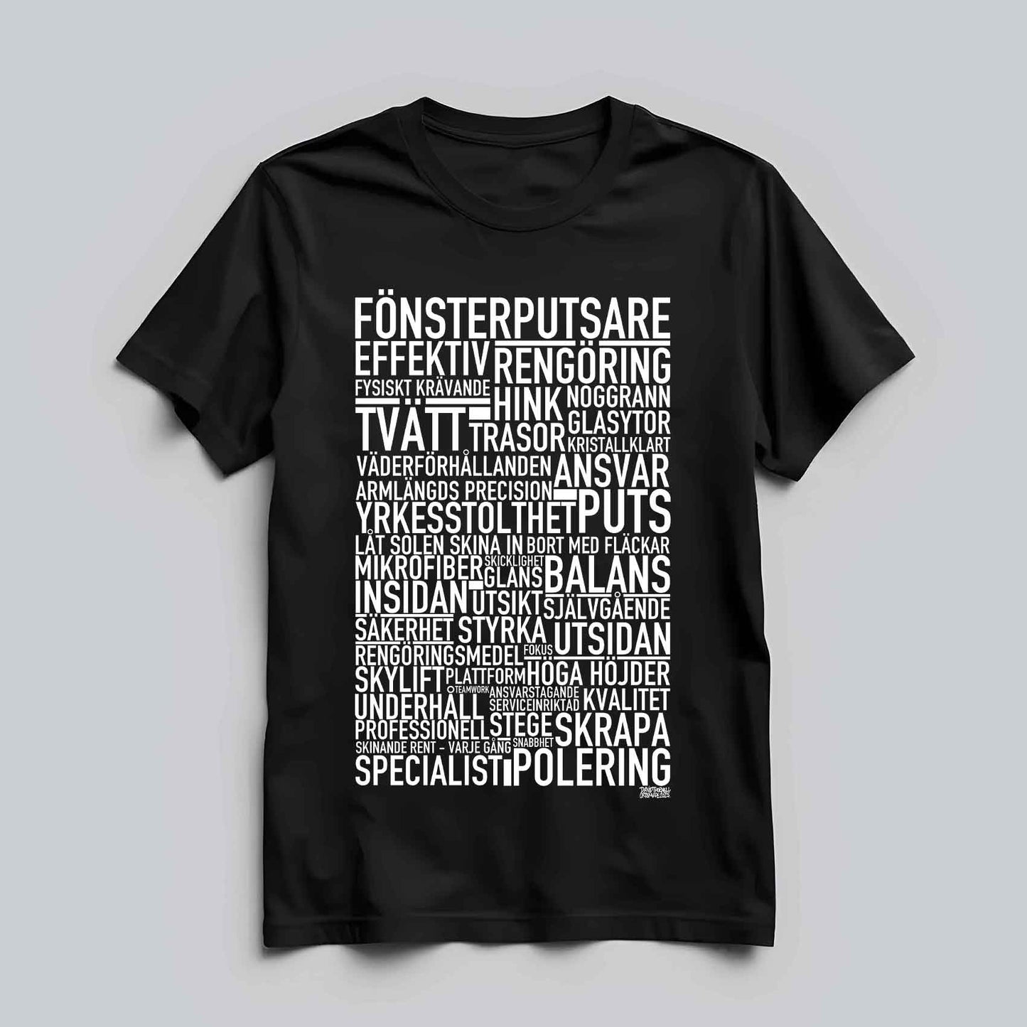 Fönsterputsare Text T-shirt