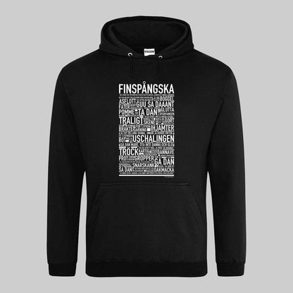 Finspångska Dialekt Text Hoodie