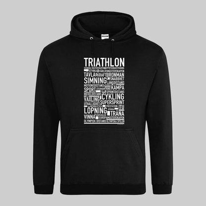 Triathlon Text Hoodie