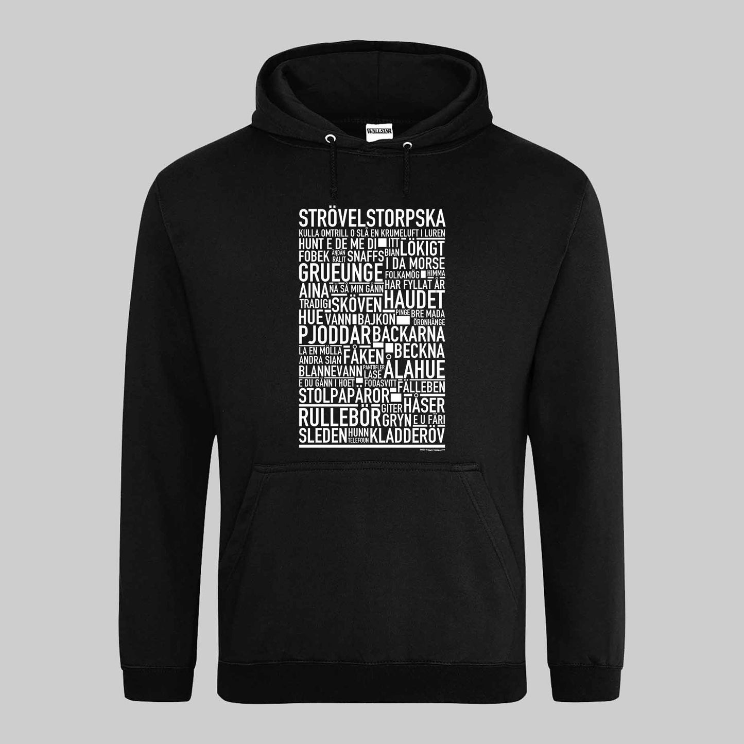 Strövelstorpska Dialekt Text Hoodie