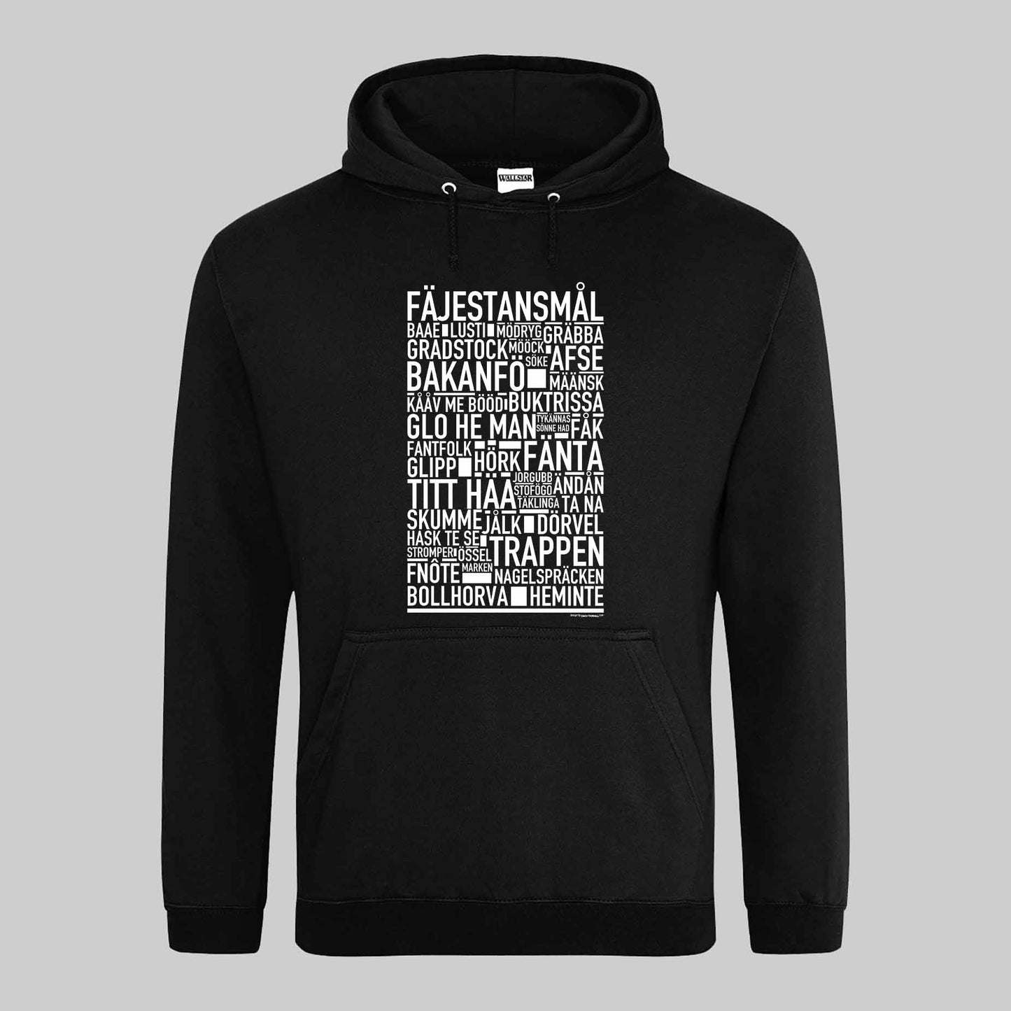 Fäjestansmål Dialekt Text Hoodie