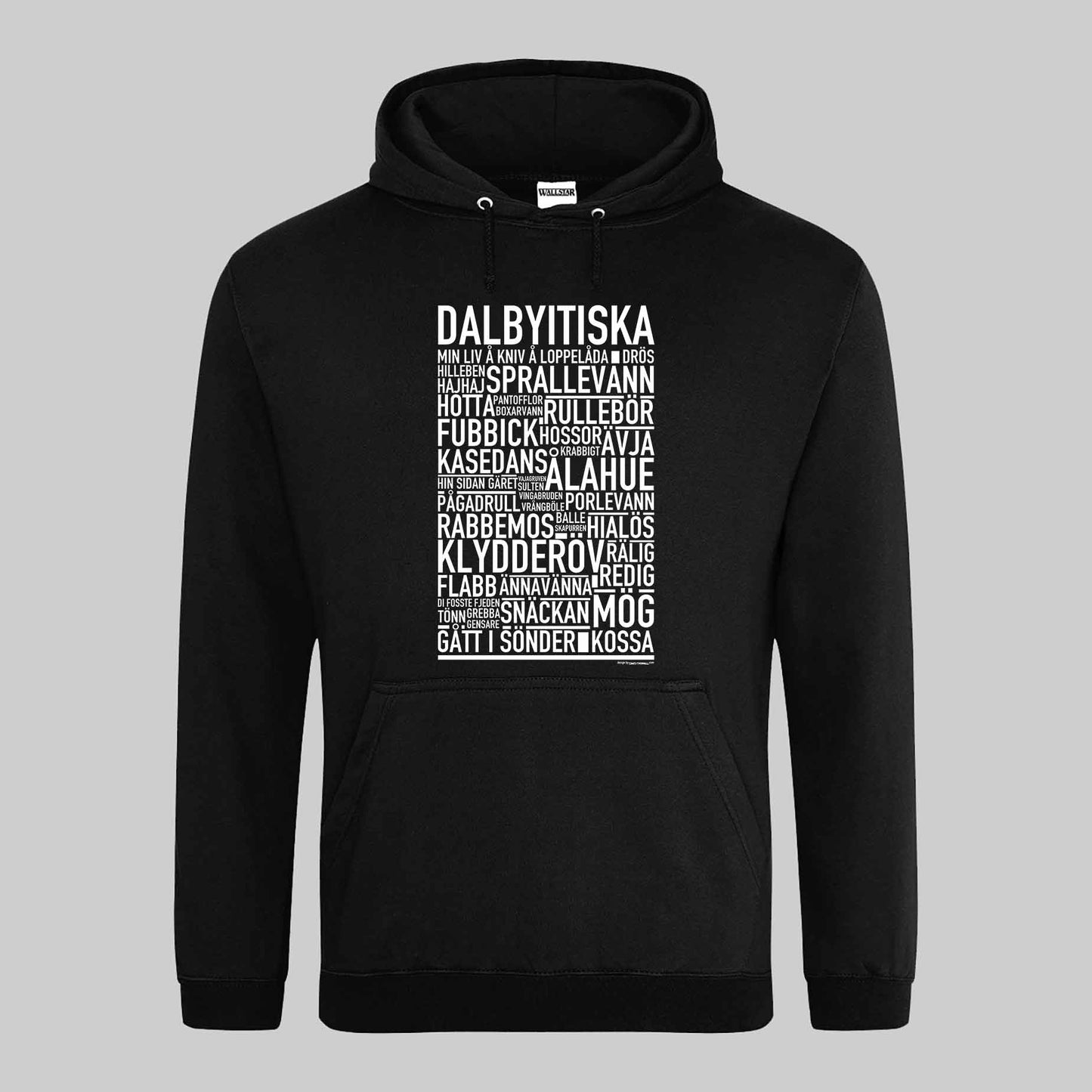 Dalbyitiska Dialekt Text Hoodie