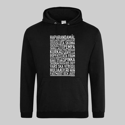 Haparandamål Dialekt Text Hoodie