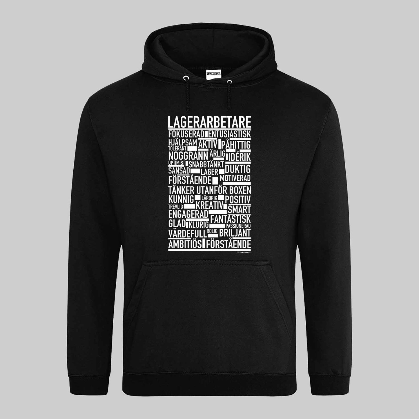 Lagerarbetare Text Hoodie