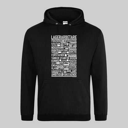 Lagerarbetare Text Hoodie