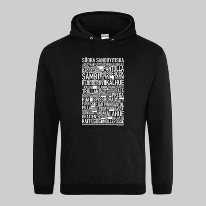 Södra Sandbyitiska Dialekt Text Hoodie