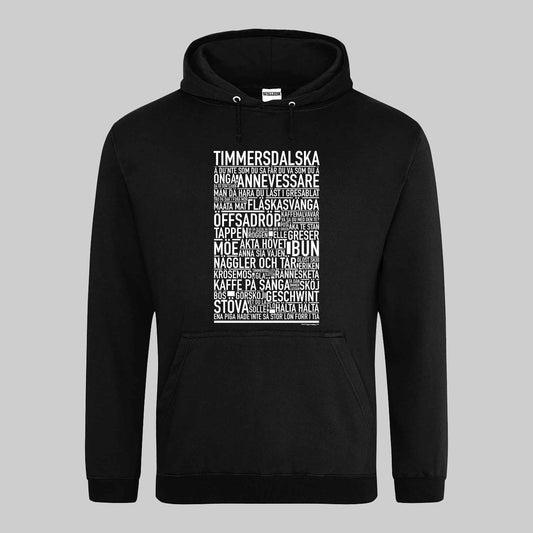 Timmersdalska Dialekt Text Hoodie