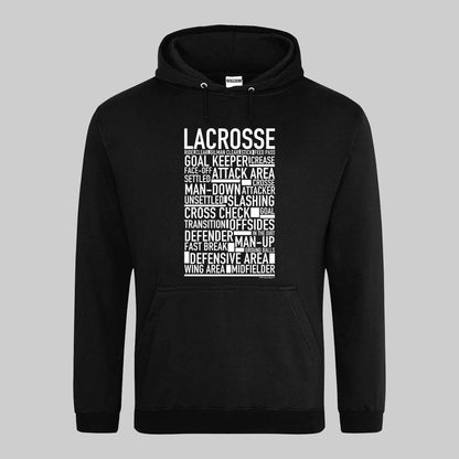 Lacrosse Text Hoodie