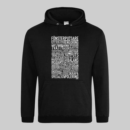Fönsterputsare Text Hoodie