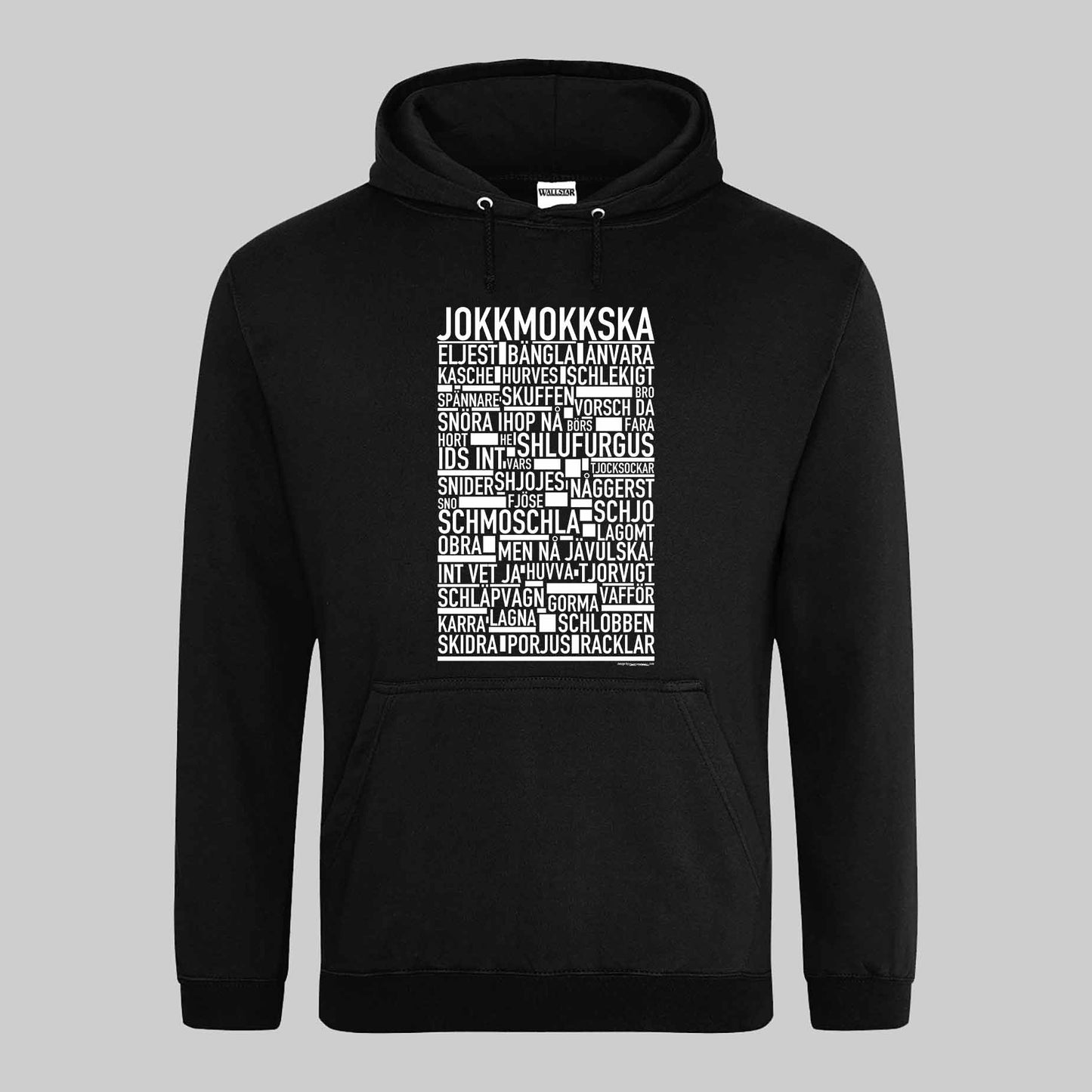 Jokkmokkska Dialekt Text Hoodie