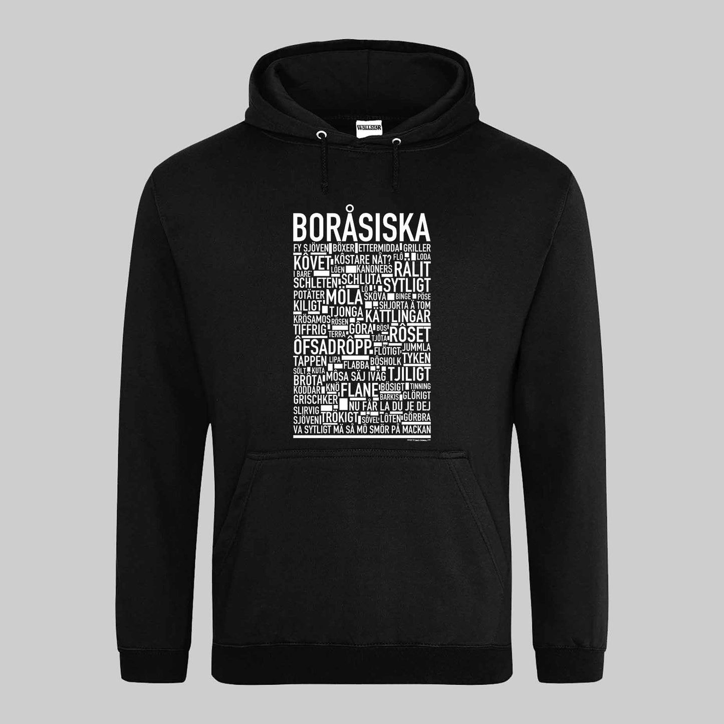 Boråsiska Dialekt Text Hoodie