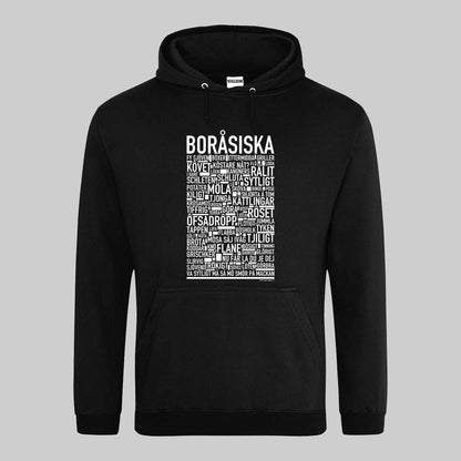 Boråsiska Dialekt Text Hoodie