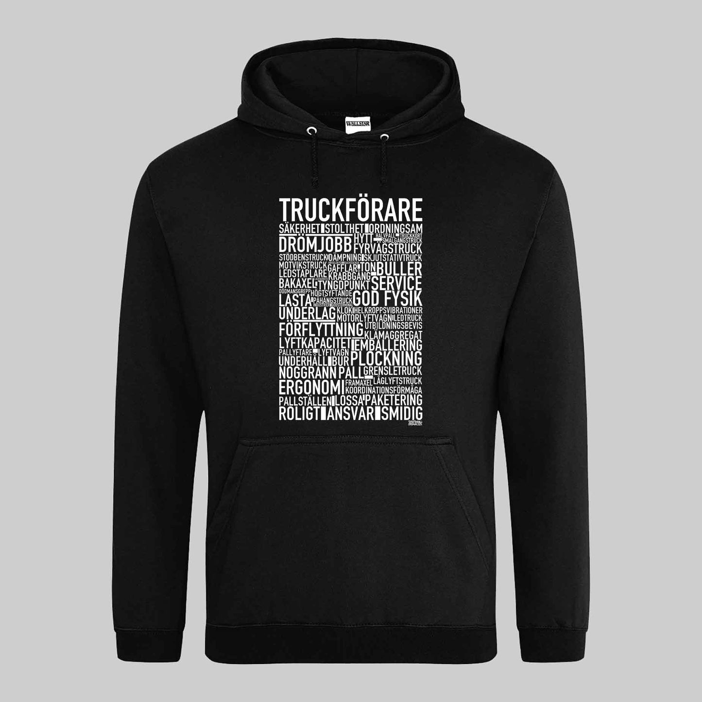 Truckförare Text Hoodie
