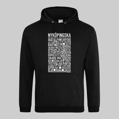 Nyköpingska Dialekt Text Hoodie