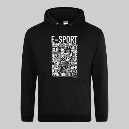 E-Sport Text Hoodie