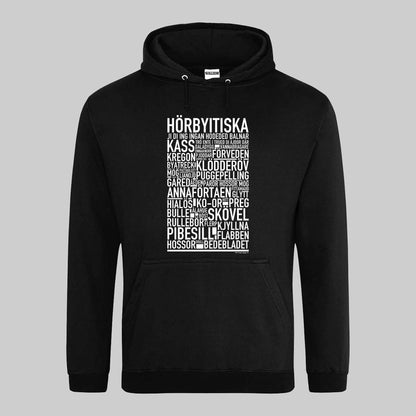 Hörbyitiska Dialekt Text Hoodie