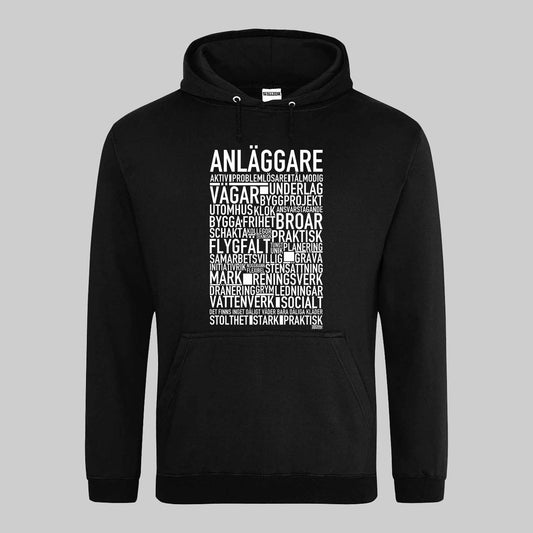 Anläggare Text Hoodie