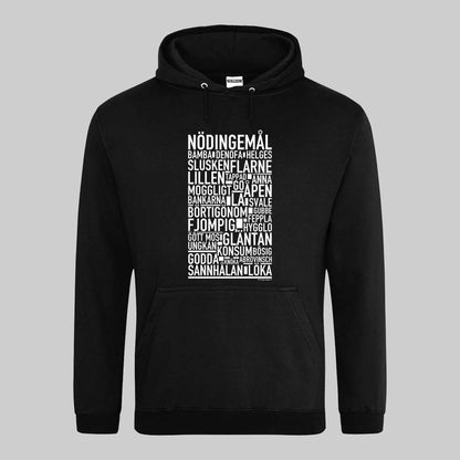 Nödingemål Dialekt Text Hoodie