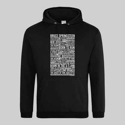 Bruce Springsteen Text Hoodie