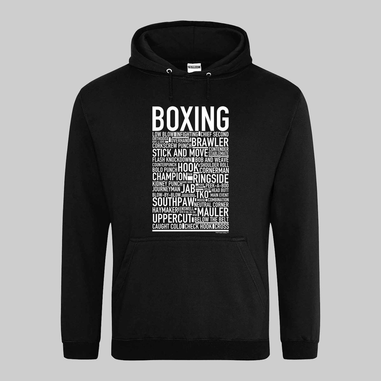 Boxing Text Hoodie