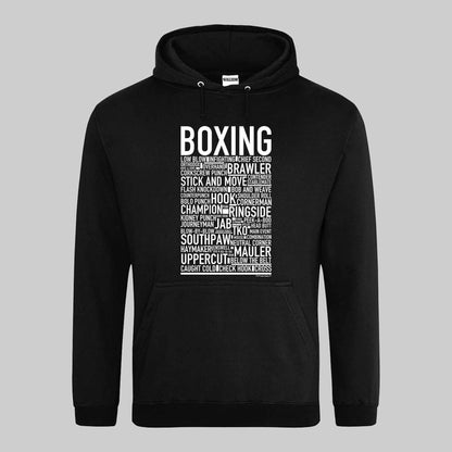 Boxing Text Hoodie