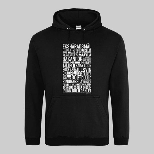 Ekshäradsmål Dialekt Text Hoodie