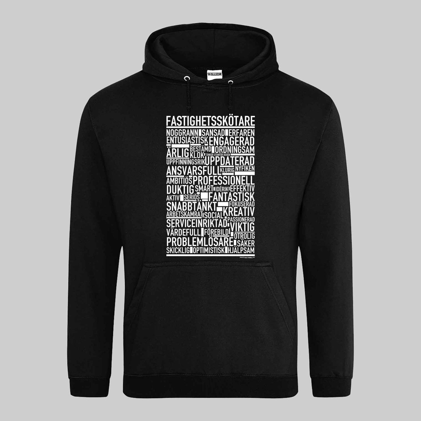 Fastighetsskötare Text Hoodie