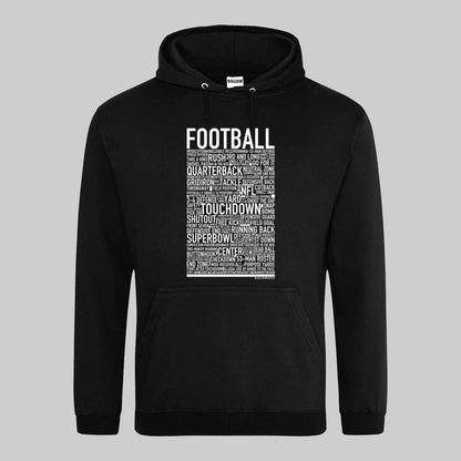 Football Text Hoodie