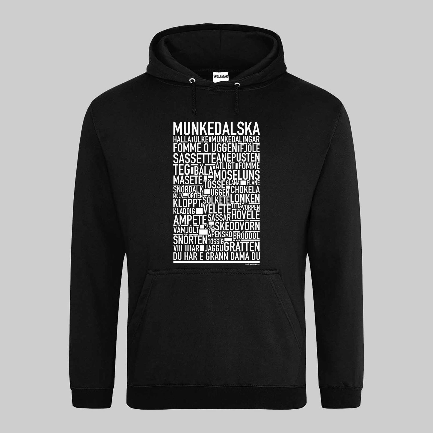 Munkedalska Dialekt Text Hoodie