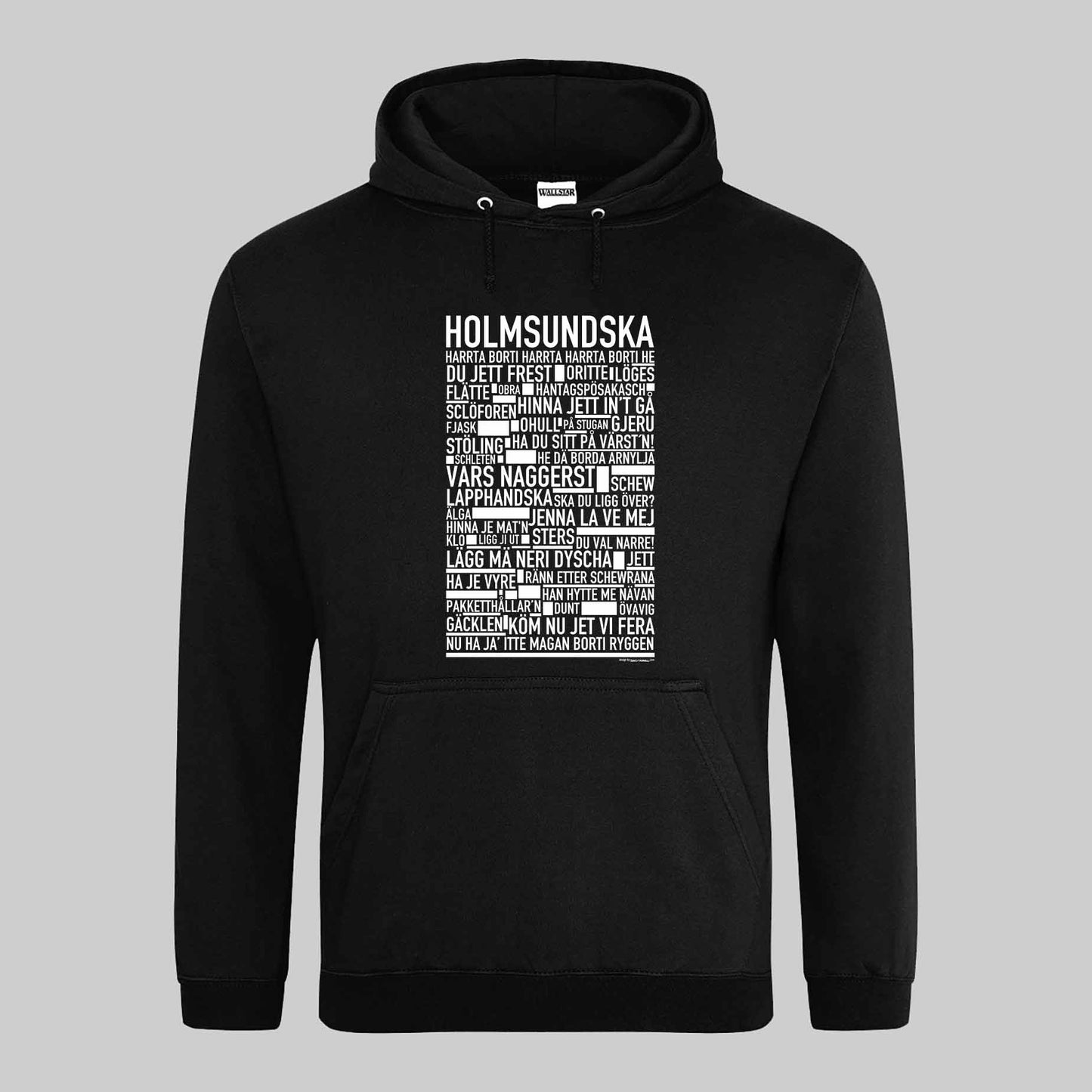 Holmsundska Dialekt Text Hoodie