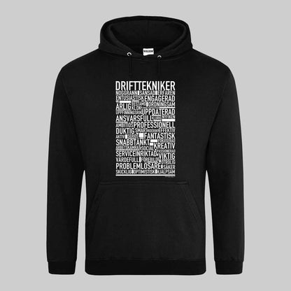 Drifttekniker Text Hoodie