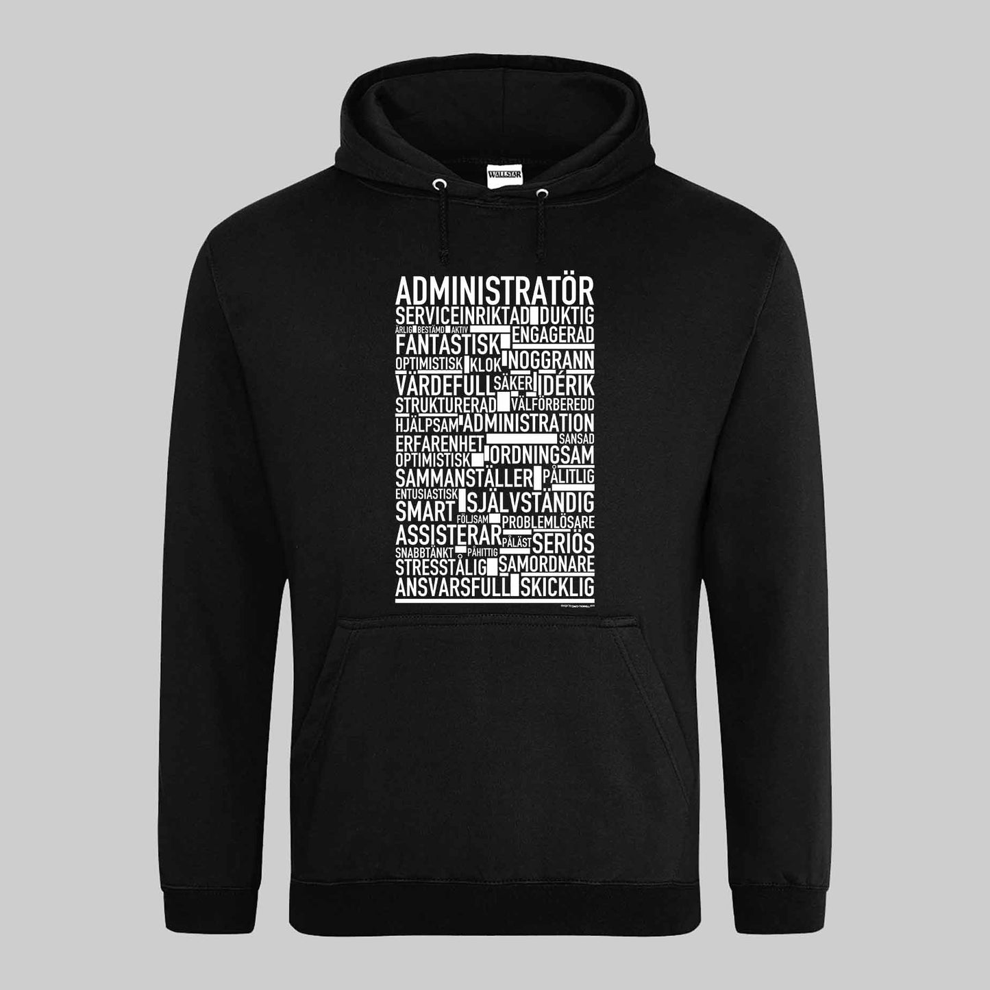 Administratör Text Hoodie
