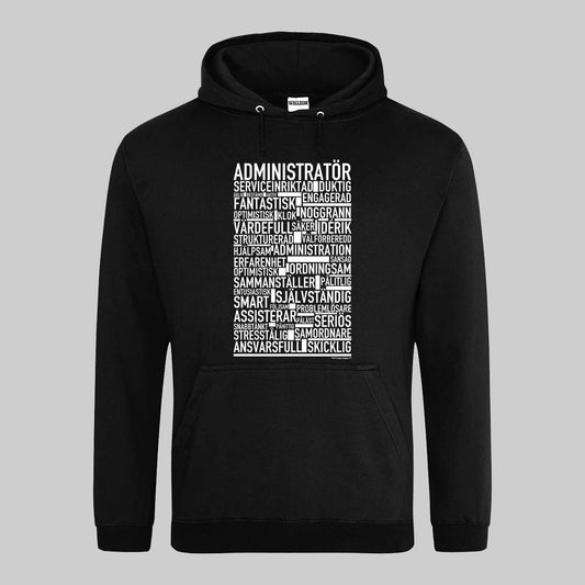 Administratör Text Hoodie