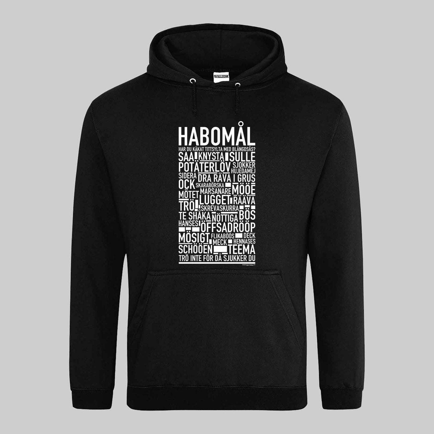 Habomål Dialekt Text Hoodie