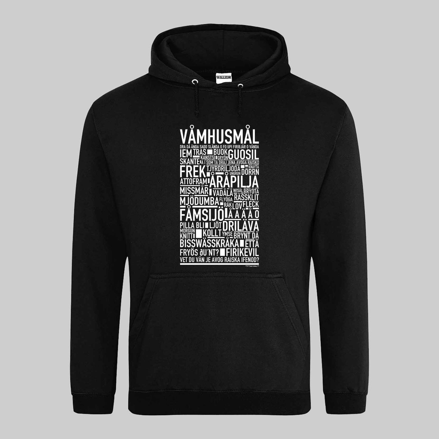 Våmhusmål Dialekt Text Hoodie