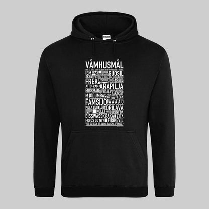 Våmhusmål Dialekt Text Hoodie